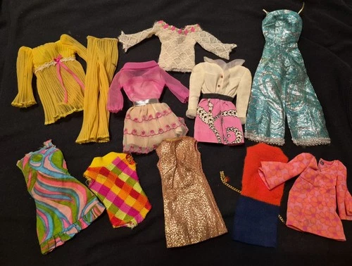 Vintage Mod Barbie TLC clothing LOT