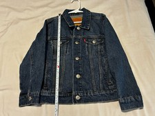 Adorable Levi's Strauss Co. Blue Jean Denim kids Jacket Size 7 6 - 7 Years