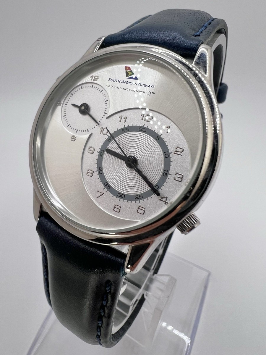 Rare Dual Time South African Airways Commemorative Watch Collectors Star Allianc View 6