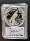 2025-S $1 Proof Peace US Silver Dollar PCGS PR70DCAM FDOI DAVID HALL SIGNED M511
