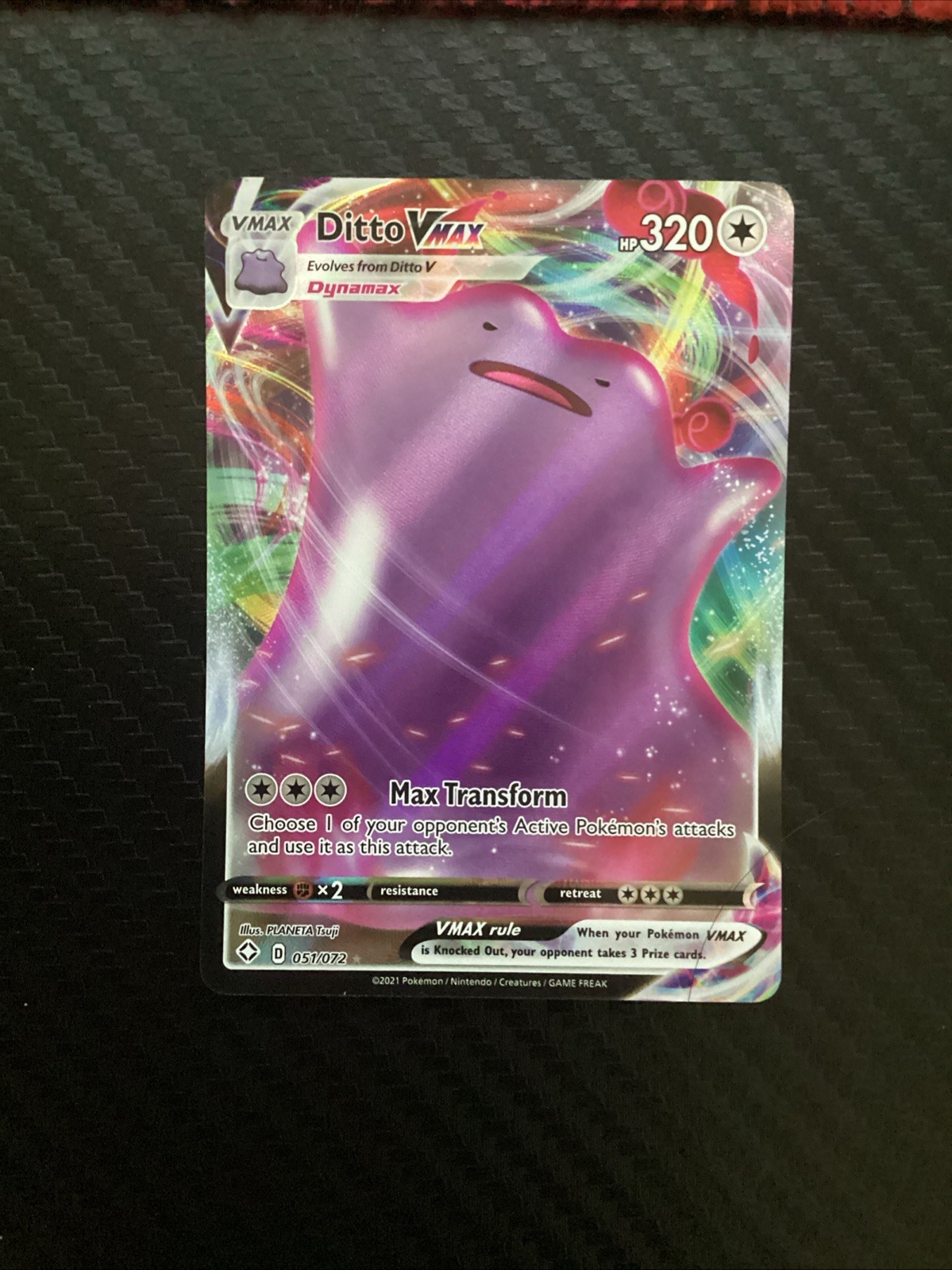 Ditto VMAX Holofoil EN [SHF - 051/072] NM