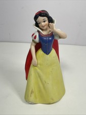 Disney Vintage Snow White Ceramic Figurine 6@ Tall Pre-Owned