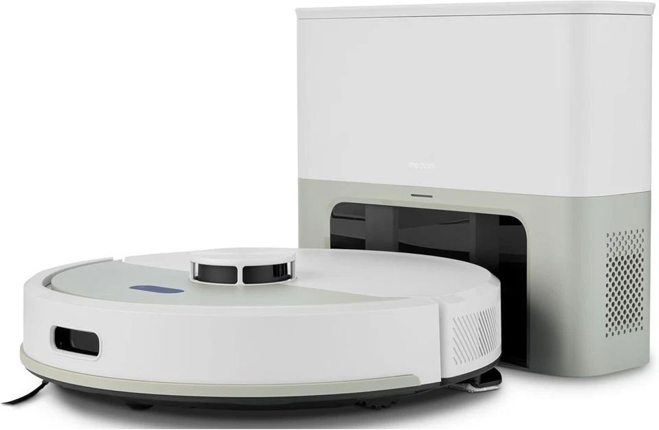 MEDION Saugroboter mit Absaugstation und Wischfunktion X22 SW+ Lasernavigation - Bild 4 von 4