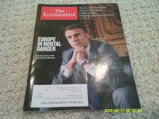 The Economist 2024 Magazine Newspaper Europe in Mortal Danger Emmanuel Macron