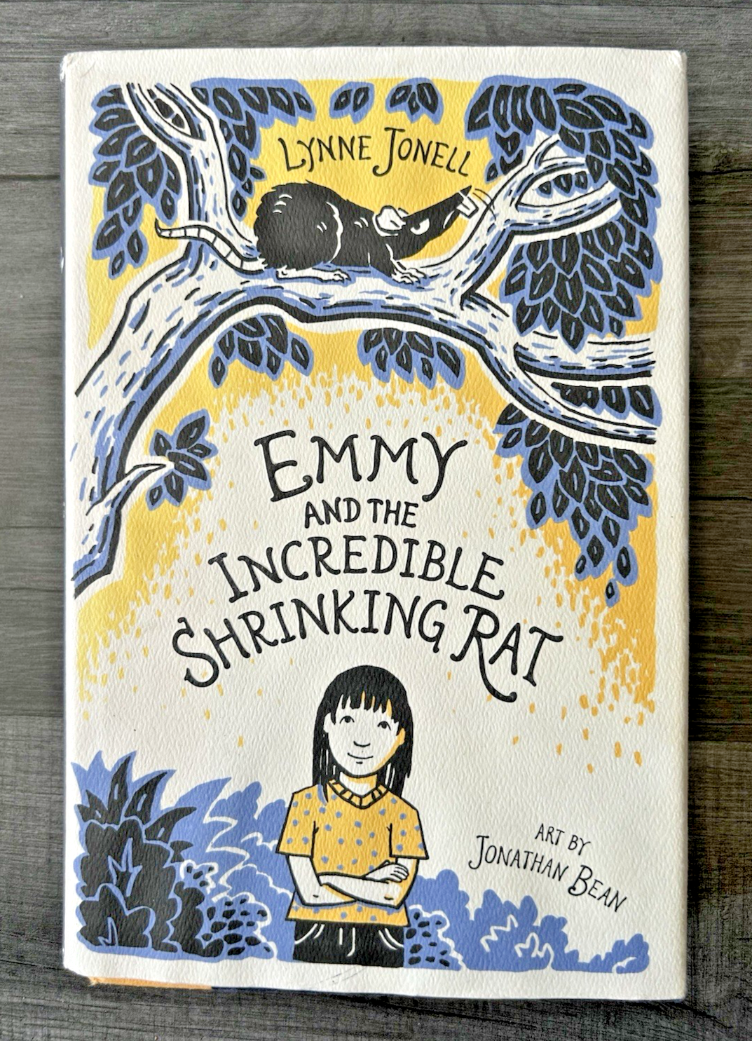 Emmy and the Incredible Shrinking Rat Hardcover Book by Lynne Jonell & Jonathan