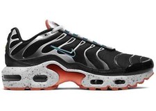 Nike Air Max Plus TN Tuned GS Black Turf Orange Teal CD0609-014 5.5Y  7 Women's