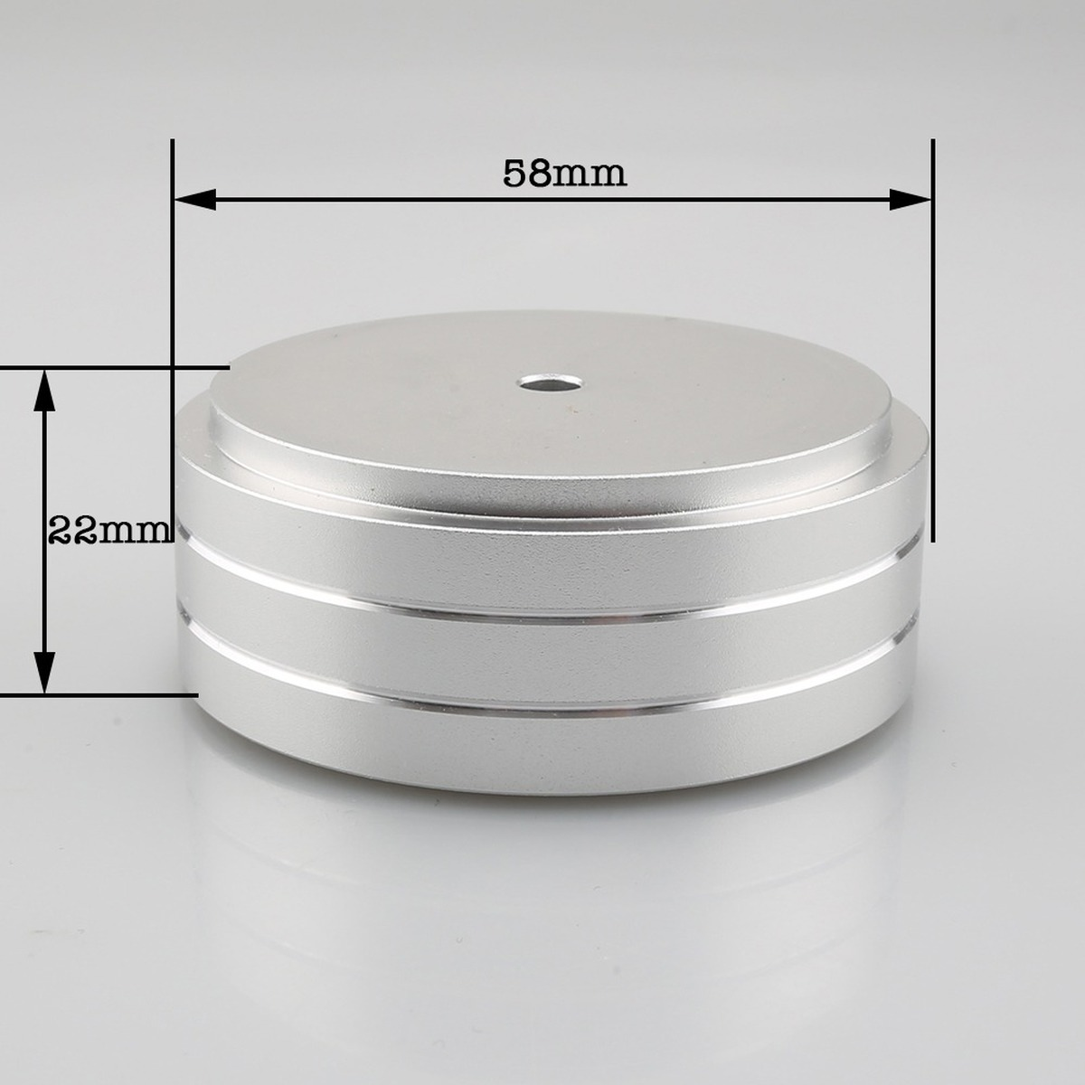 58X22mm HiFi Speaker Amp Turntable DAC Isolation Feet Floor Protector