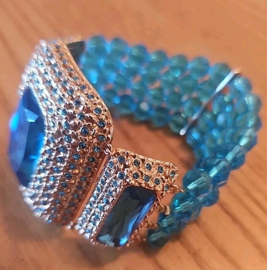 Akkad 鸡尾酒手链大号水宝石/玻璃 — 第 3/4 张图片