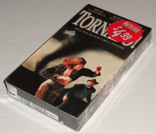 Tornado! Bruce Campbell Blockbuster Video Previously Viewed Sealed VHS Tape 1996 - Picture 14 of 14
