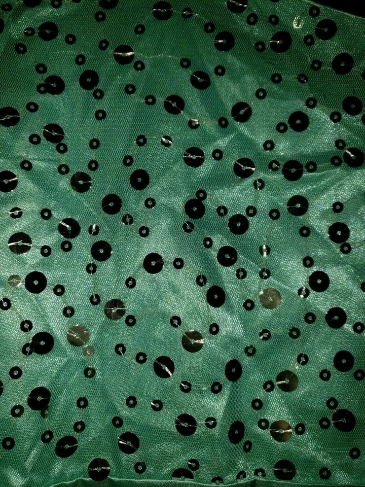 NEW GIRLS JUSTICE Size 16 Dress Blue Sequins Sleeveless - Image 3 of 4