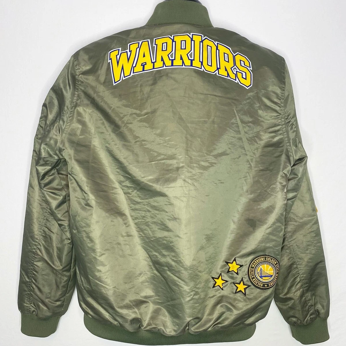 Warriors hotsell bomber jacket