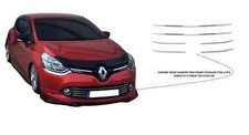 Chrome Front Grill Cover For Renault Clio IV 2012-2019 6 Pcs