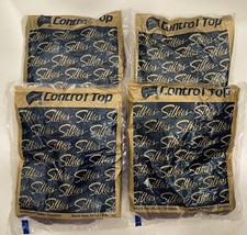 LOT OF 4, SILKIES, CONTROL TOP PANTYHOSE, SMALL, TAUPE, STYLE 070105