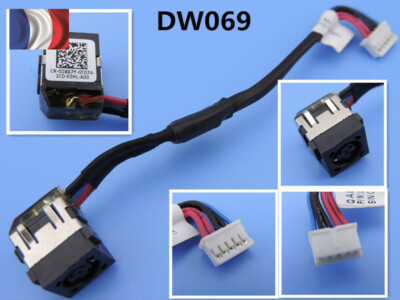 DC Power Jack Dell E6430 ATG-101T, ATG-102T QAL80 0DXR7Y DC30100HP00