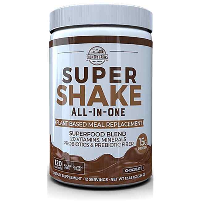 Country Farms Super Shake - Шоколад 12,48 унции Pwdr
