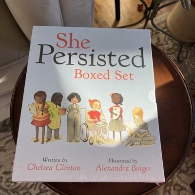 She Persisted Boxed Set (2018,HC)  Chelsea Clinton BRAND NEW SEALED