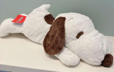 スヌーピー ギガジャンボ ふせポーズ ぬいぐるみ Peanuts Snoopy Giga Jumbo Lying Pose Plush Toy Brown SEGA 75cm New