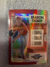 Reid Detmers Angels 2022 Panini Chronicles Contenders Optic Hyper ROOKIE #47/299
