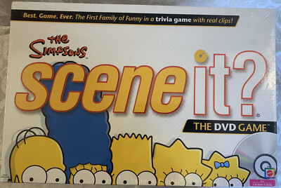 THE SIMPSON'S SCENE IT, THE DVD GAME, BEST GAME EVER, THE FIRST FAMILY, FUNNY !!