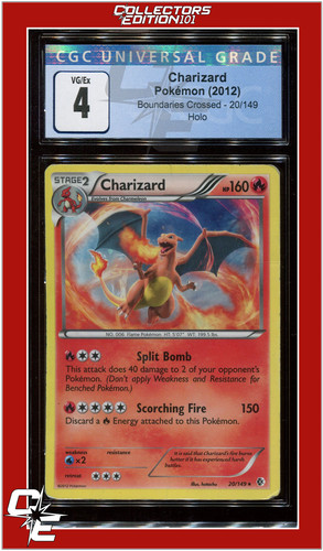 Charizard graded CGC 4 for sale on eBay