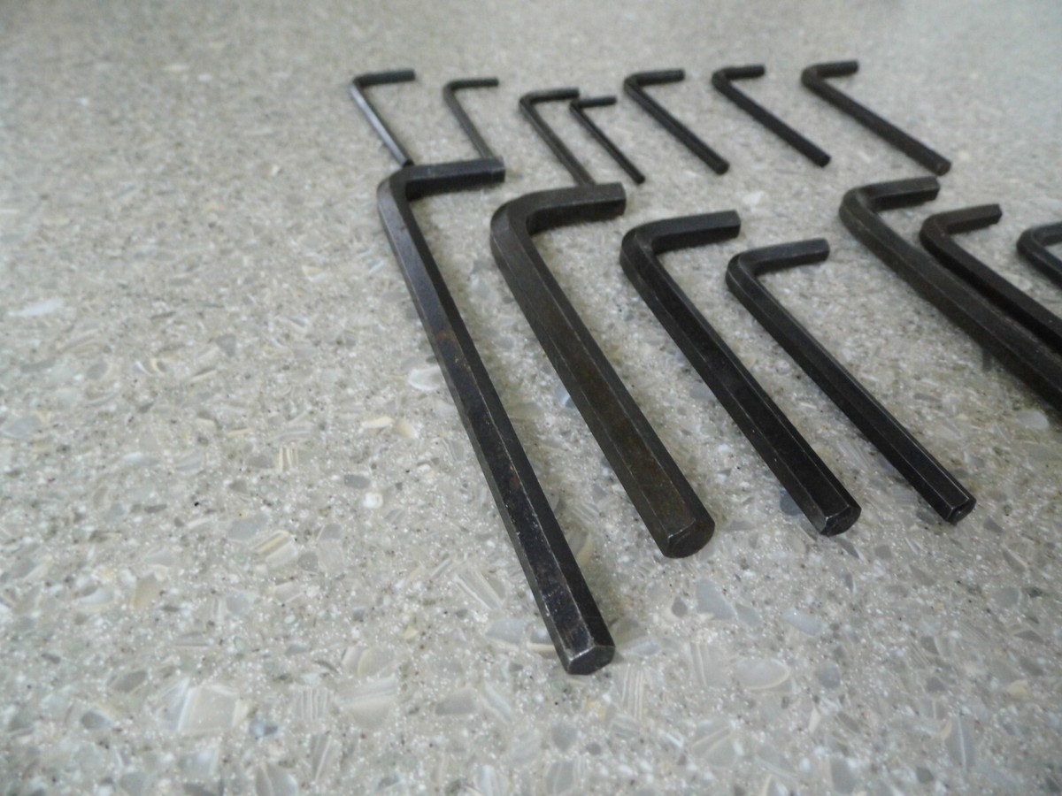 Vintage Set of 14 Allen Wrenches | eBay