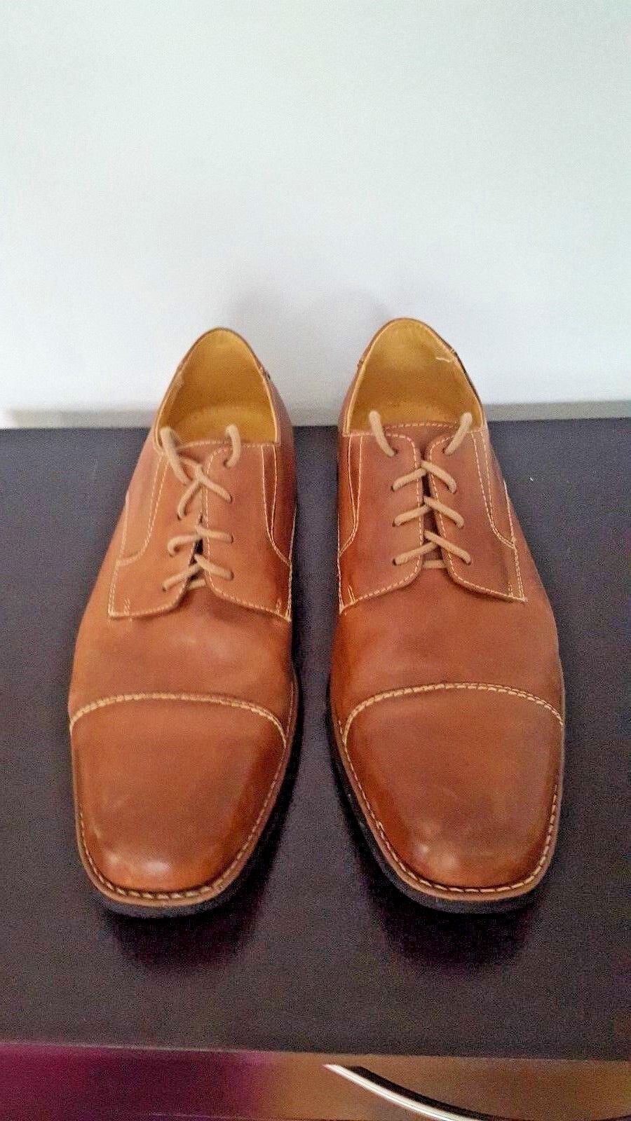 NEW - Santoro Moscoloni Over item handling Mens Brown Dress Shoe Size Now free shipping 12M Casual