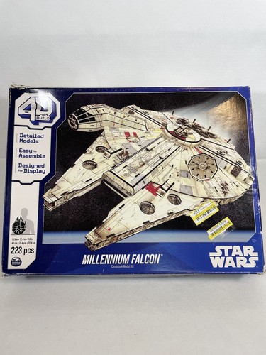 4D Build, Star Wars Millennium Falcon 3D Model Kit 223 Pcs - Picture 2 of 4