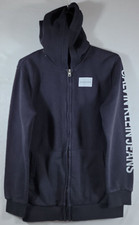 Youth Calvin Klein Jeans Black Zip Up Hoodie Size XL 18/20 Flaw