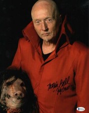 TOBIN BELL SAW JIGSAW SIGNED 11X14 PHOTO AUTHENTIC AUTOGRAPH PROOF BECKETT COA K