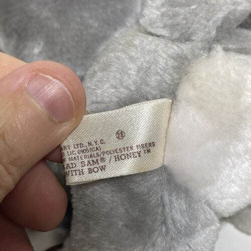 Applause Sad Sam Soft Toy 1988 Vintage Plush Honey - Picture 11 of 13
