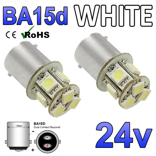 BA15D 12V 120 SMD COOL WHITE 1020 LUMENS CARAVAN CAR BIKE BOAT LED