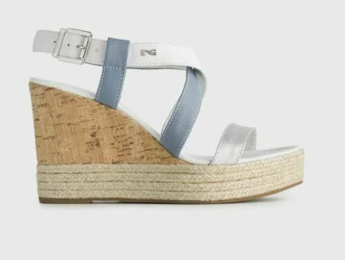 Sandali da donna NeroGiardini argento