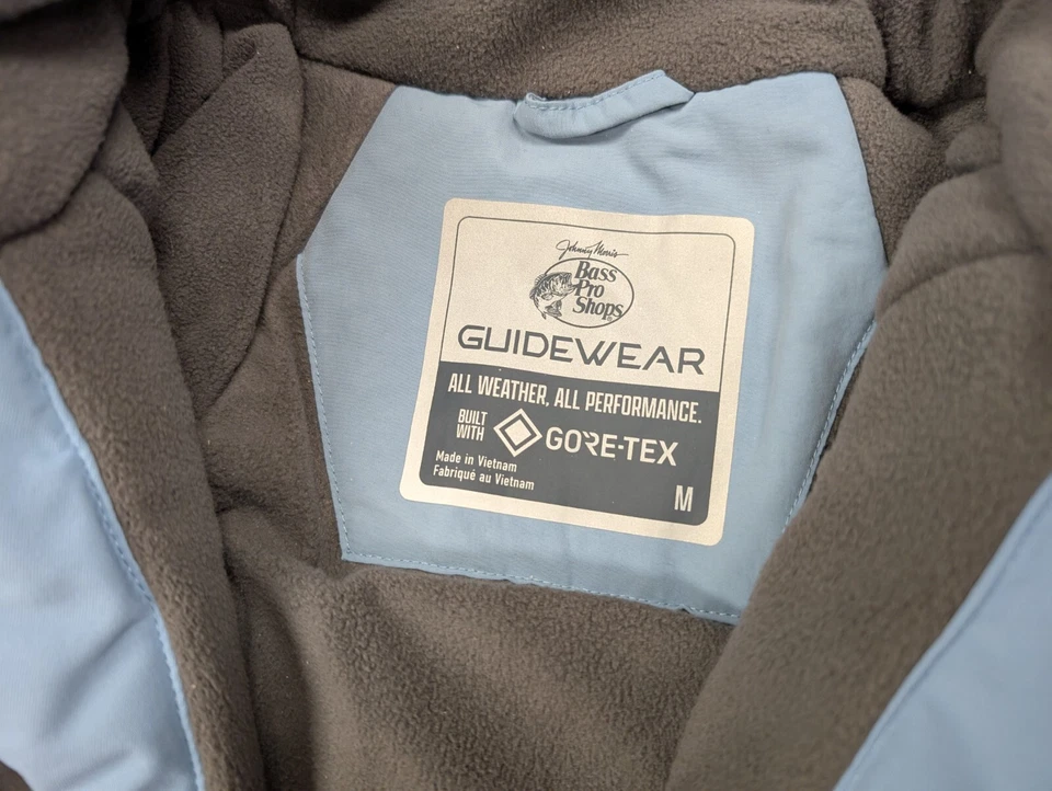 Parka de pesca Bass Pro Shops Guidewear Xtreme temporada tardía para hombre mediana GoreTex Foto 4 de 4