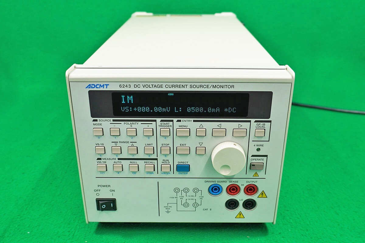 MINT CONDITION ADCMT 6243: DC Voltage Current Source/Monitor | eBay