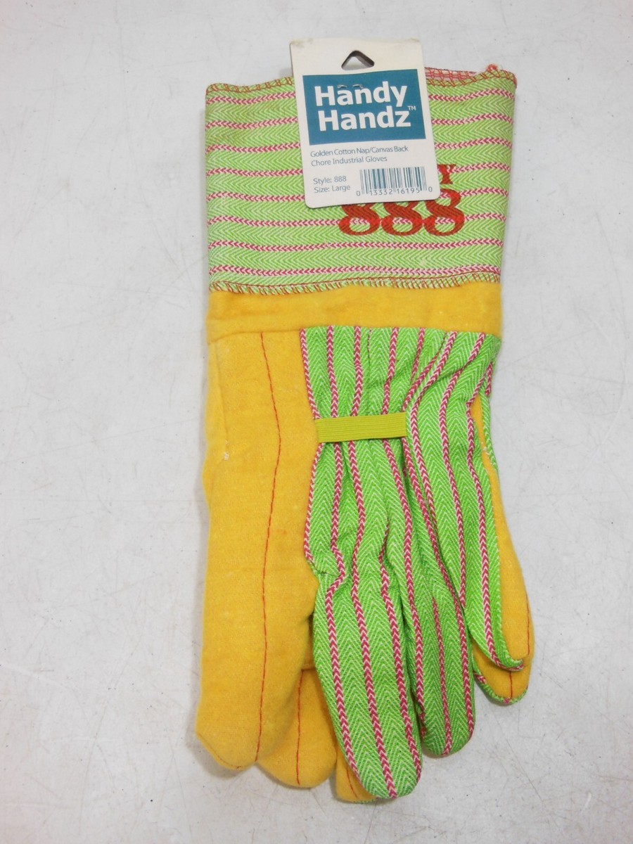 Black Stallion Lucky 888 Cotton Hot Mill Large Ironworker Gloves