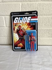 G.I.JOE reaction Super 7 Red Ninja RARE  Target Brand New