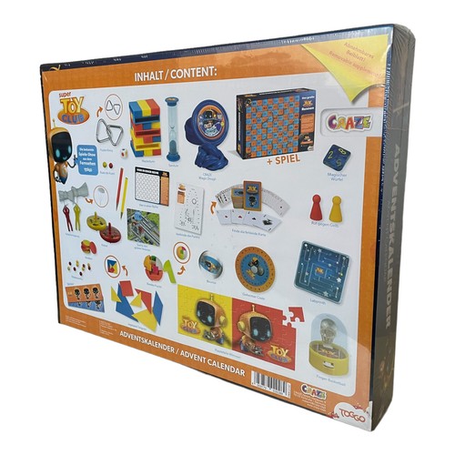 Adventskalender Super Toy Club RTL Toggo TV Craze mit 24 tollen Spielen