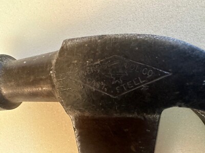 Vintage Riverside Tool Co. Cast Steel Curved Claw Hammer