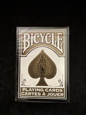 Bicycle Fashion Black Gold Playing Cards