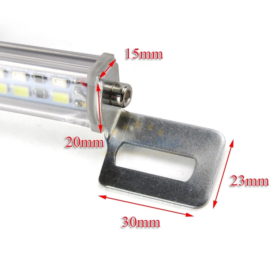 White 30SMD Bolt-On LED Light For Car License Plate Backup Reverse Rear Lamp Bar - Imagem 3 de 4