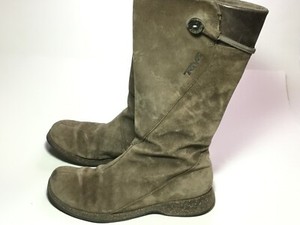tan tall suede boots
