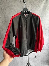Nike Team vintage windbreaker track jacket men s size L full zip swoosh logo