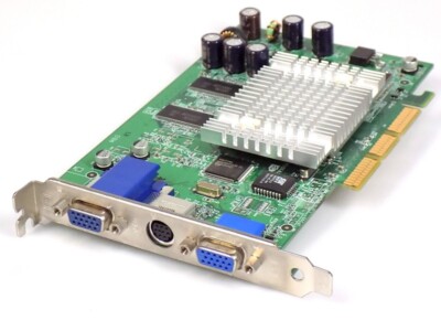 64MB Nvidia GeForce4 MX 440-8x Passiv AGP GDDR VGA Video Grafikkarte