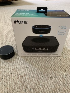 ihome docking bedside speaker for amazon echo dot