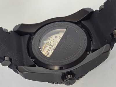 Swiss Legend Men's Swiss Automatic Commander Watch 46mm Black