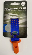 Florida Gators UF University Of Florida Baby Pacifier Clip Holder 0 Months