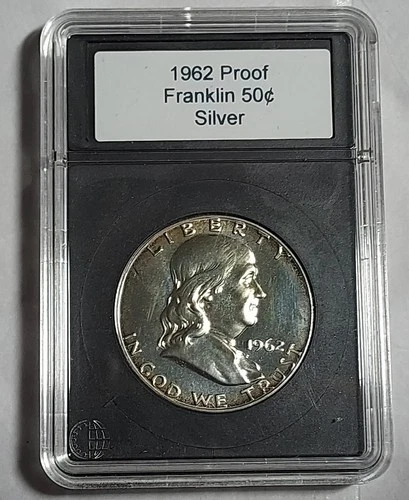 1962 Proof Ben Franklin Silver Half Dollar ungraded uncertified