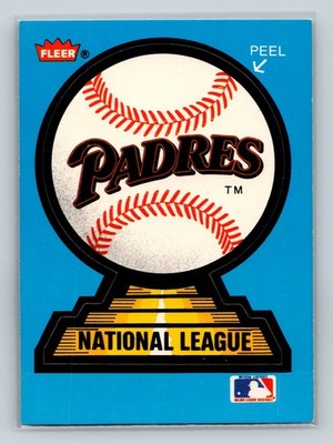 1987 Fleer #NNO San Diego Padres Team Stickers San Diego Padres