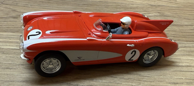VOITURE MINIATURE NINCO 1/32 – CORVETTE SPEED RECORD SLOT CAR – OCCASION TBÈ