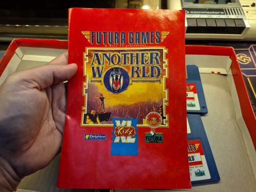 ANOTHER WORLD (ITALIAN) GAME X COMMODORE AMIGA SU FLOPPY DISK BOX ORIGINALE KIXX - Zdjęcie 16 z 24